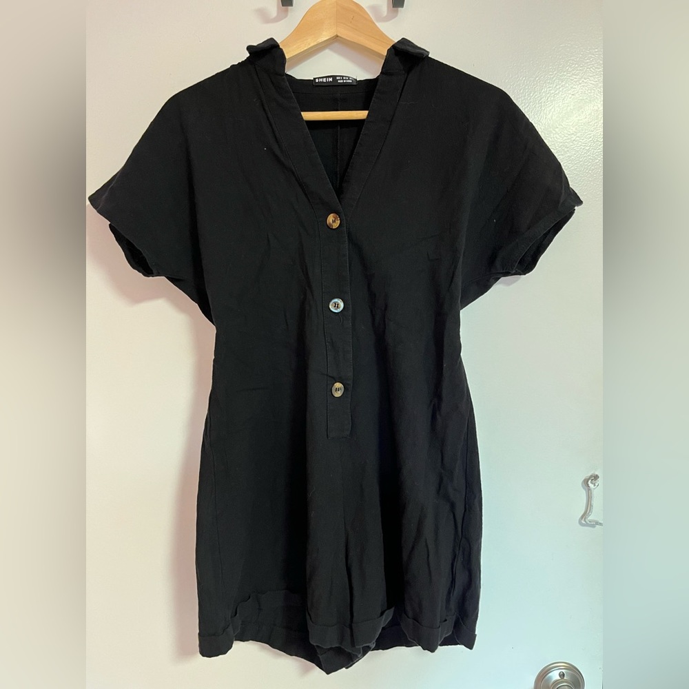 Shein Batwing Sleeve Romper